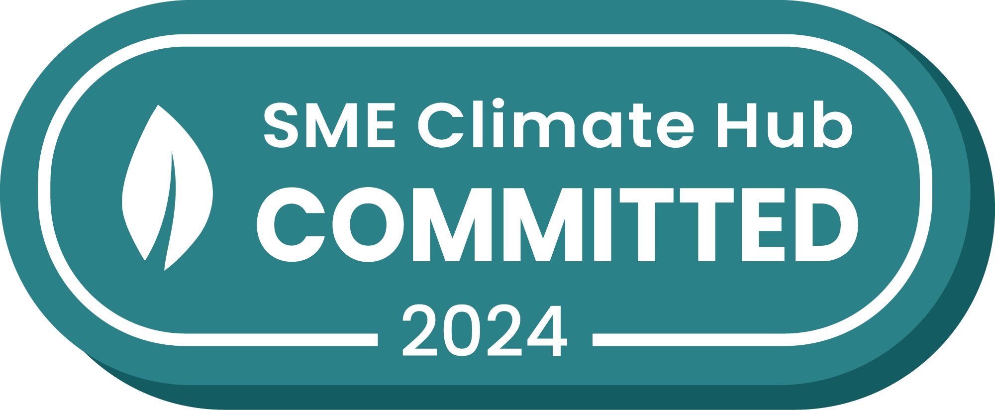 The SME Climate Hub Commited 2024 Badge.